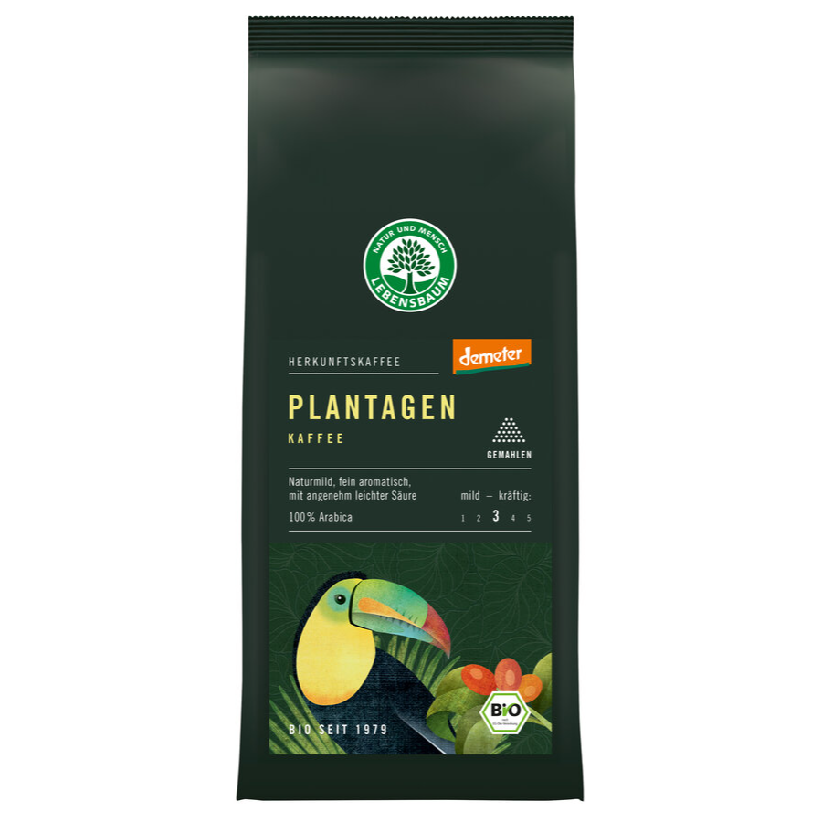 Bio Plantagenkaffee, gemahlen