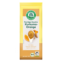 Bio Porridge-Gewürz Kurkuma Orange