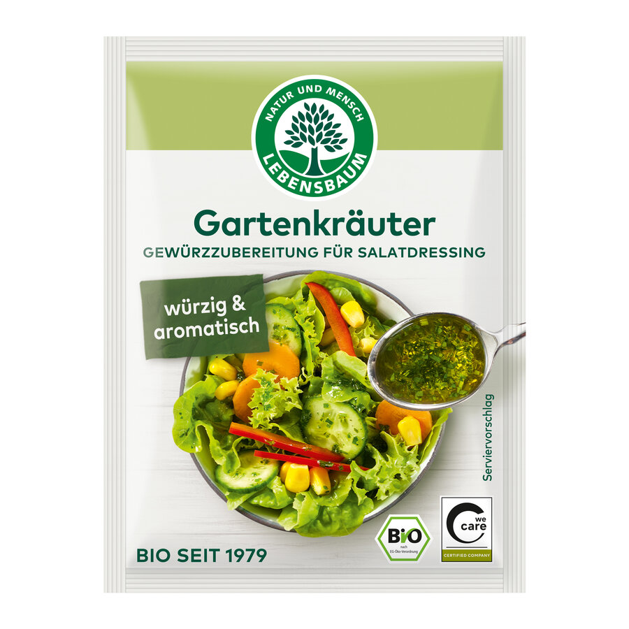 Bio Salatdressing Garten-Kräuter demeter 3x5g