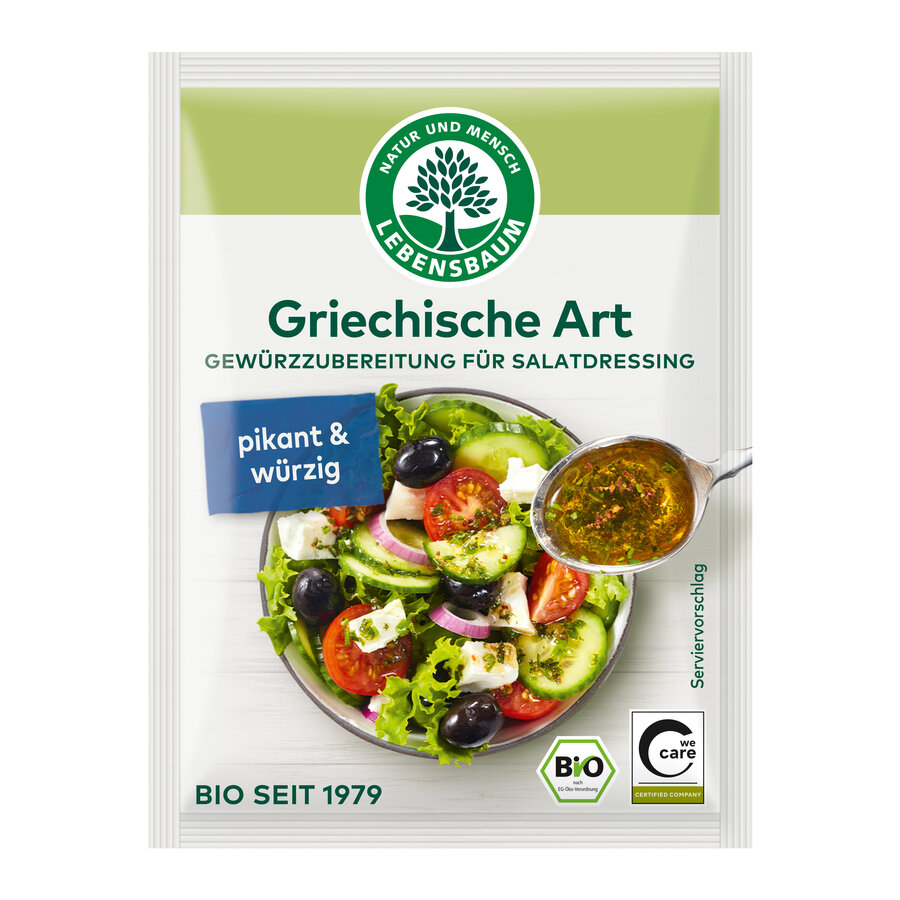 Bio Salatdressing Griechische Art 3x5g