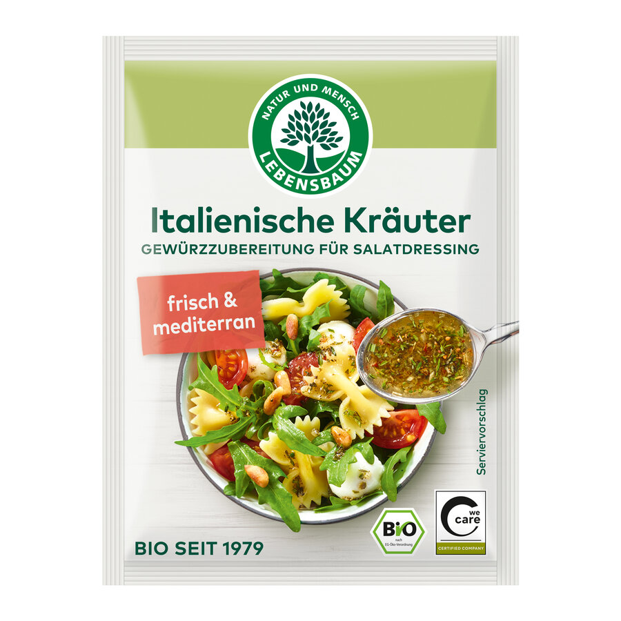 Bio Salatdressing Italienische Kräuter demeter 3x5g