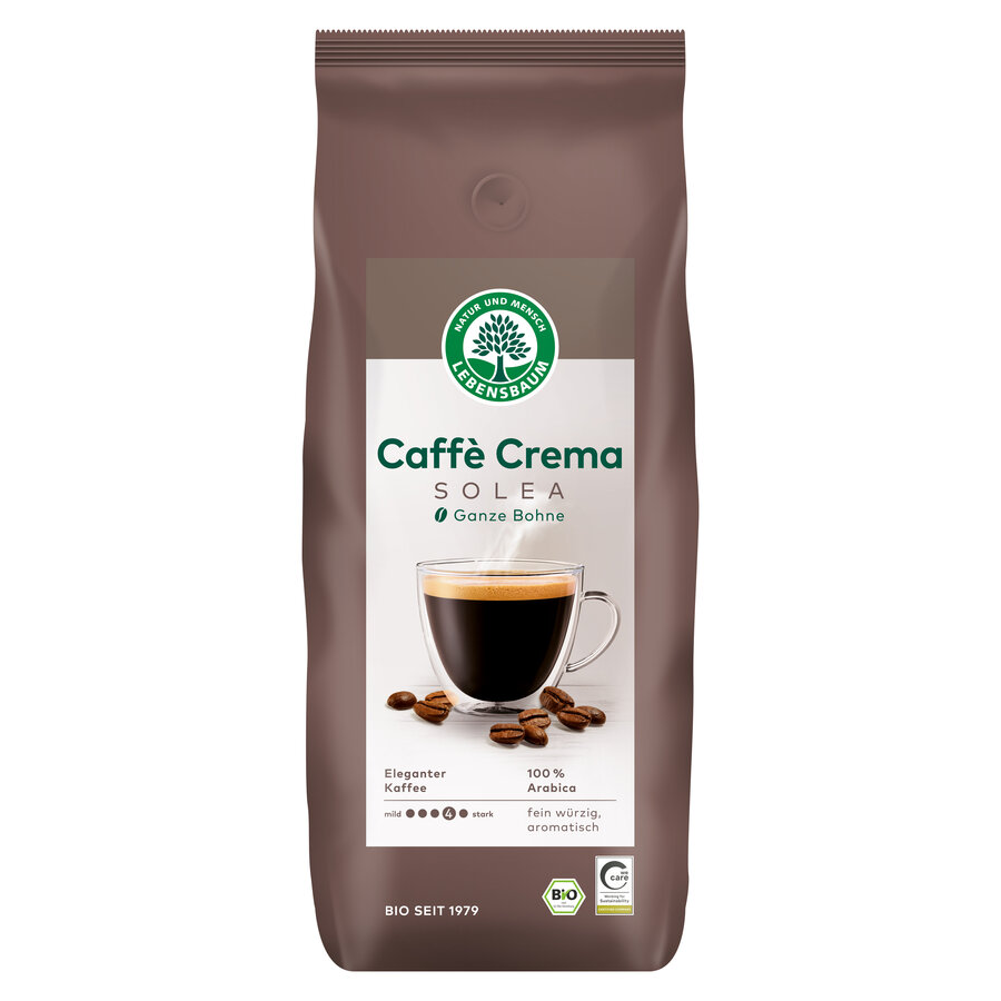 Bio Solea Caffè Crema, ganze Bohne