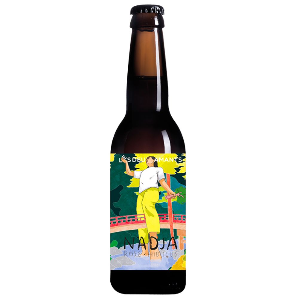 Bière Nadja hibiscus rose 4,1° bio