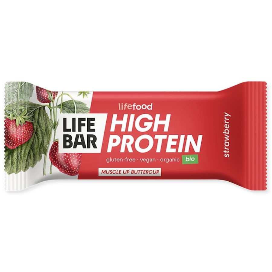 Bio Proteinriegel Erdbeer, vegan