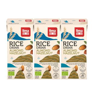 Briquettes Boisson Végétale Riz Noisette Amande Bio - 3X200mL