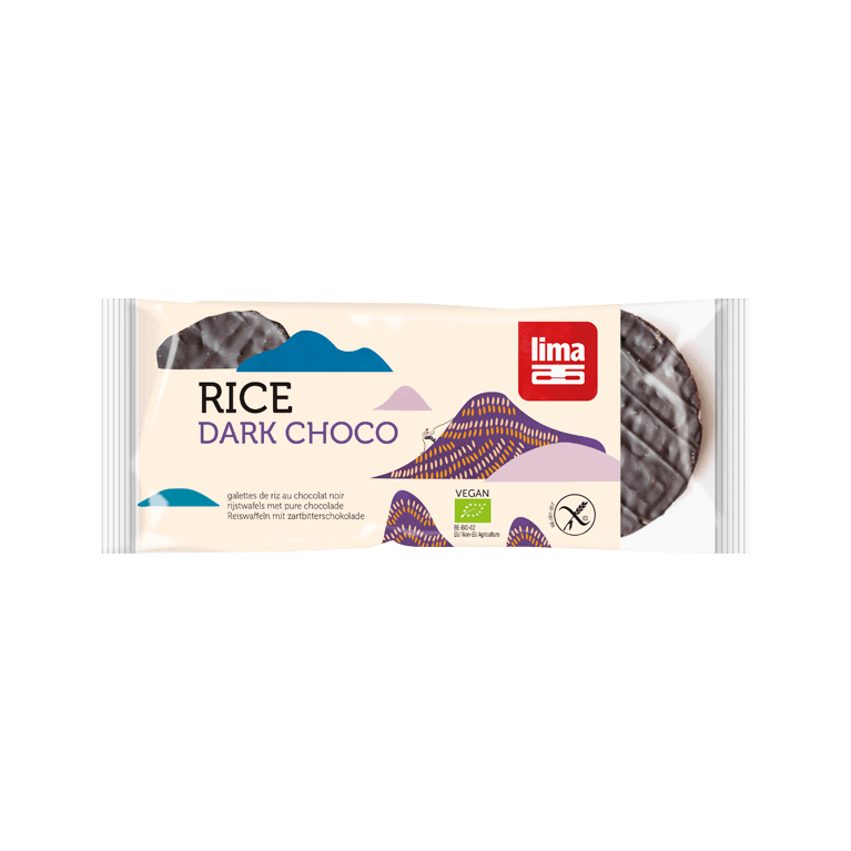Galettes de riz au chocolat noir bio
