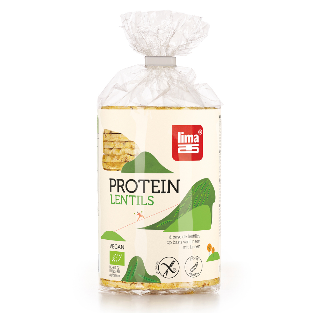 Galettes protein lentilles bio
