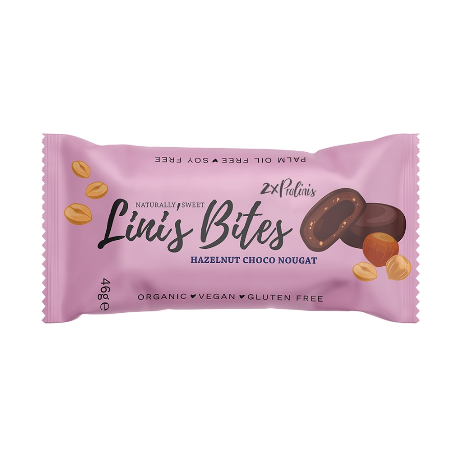 Bio Haselnuss Schoko Nougat Praline, vegan