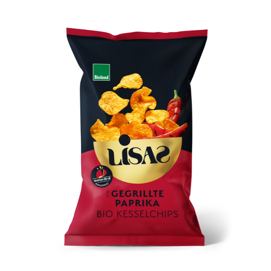 Bio Kesselchips Gegrillte Paprika