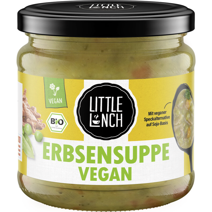 Bio Erbsensuppe, vegan
