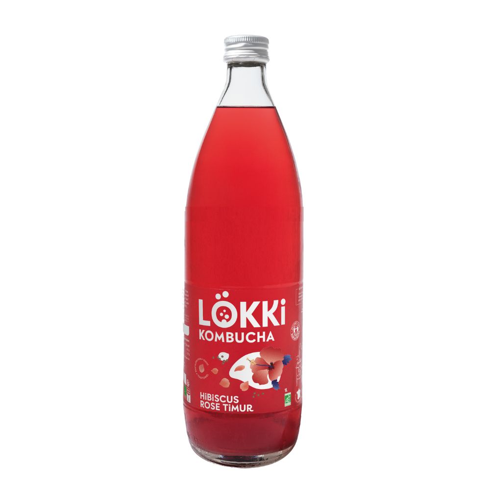 Kombucha à l'hibiscus bio