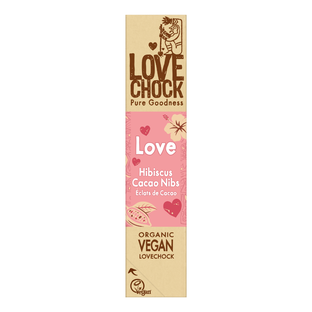 Barre Hibiscus Chocolat Blanc Vegan Bio