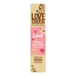 Barre Hibiscus Chocolat Blanc Vegan Bio