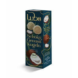 Bio Schoko Genuss Kugeln mit Kokos-Creme, glutenfrei