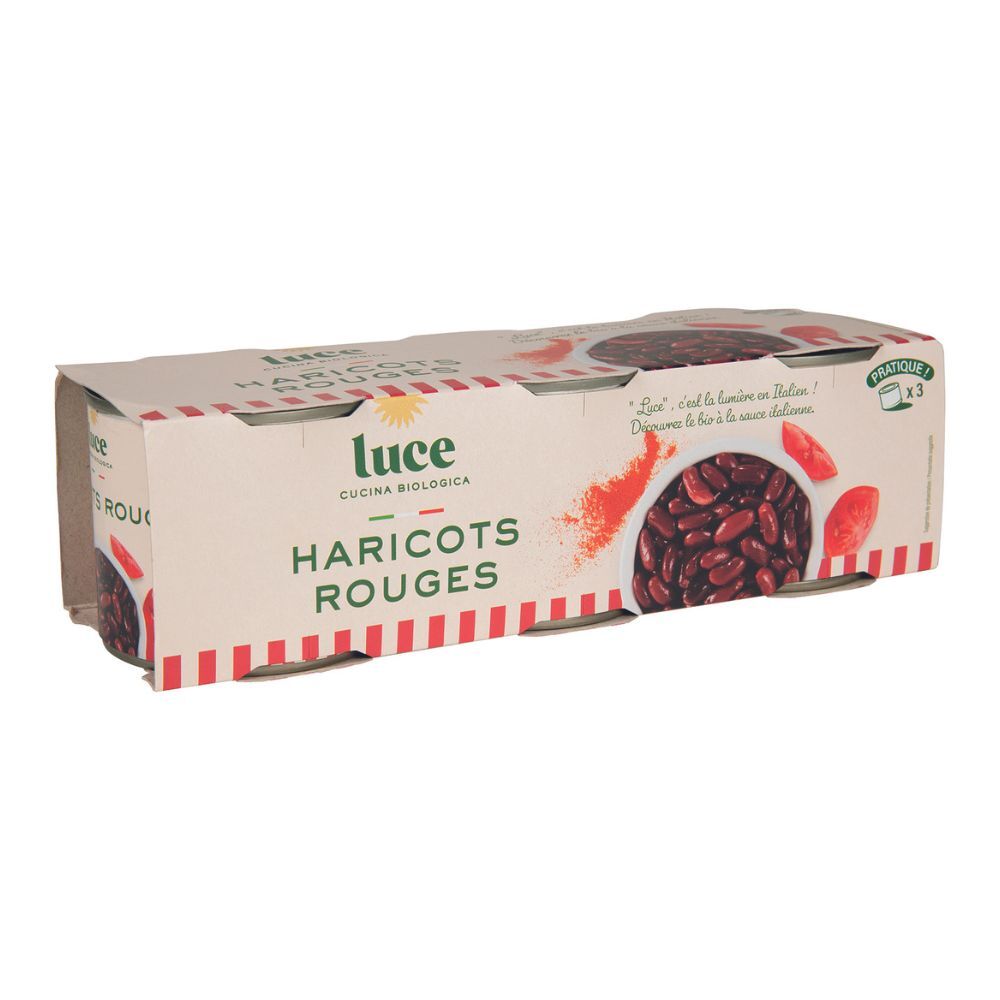Haricots rouges bio - 3x 140g