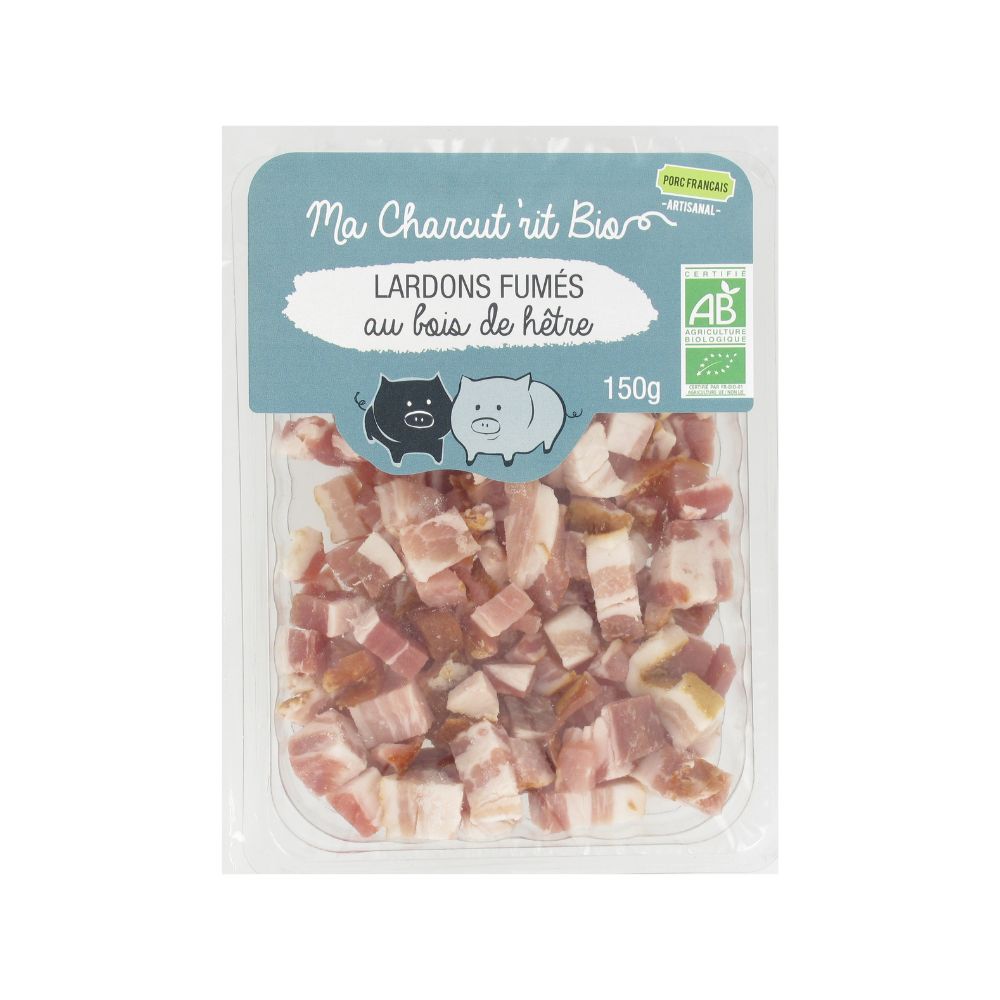 Lardons fumés bio