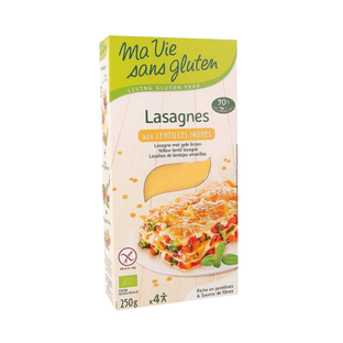 Lasagnes au Lentilles Jaunes Bio