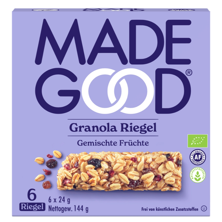 Bio Granolariegel Gemischte Früchte, 6 Stk.