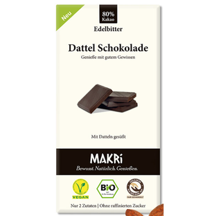 Bio Dattel Schokolade Edelbitter