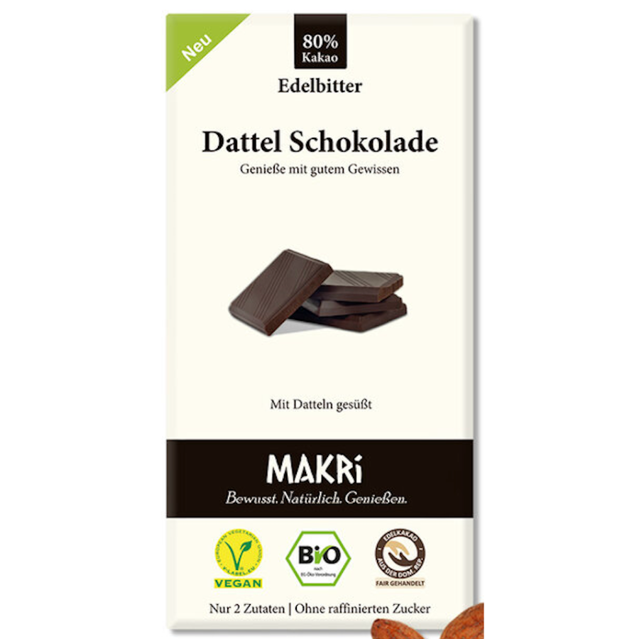 Bio Dattel Schokolade Edelbitter