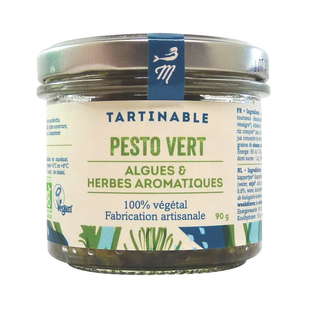 Pesto Vert aux Algues et Herbes Aromatiques Bio