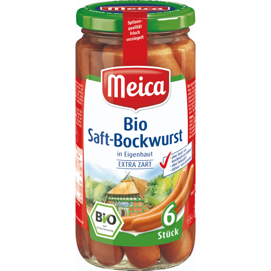 Bio Saft-Bockwurst