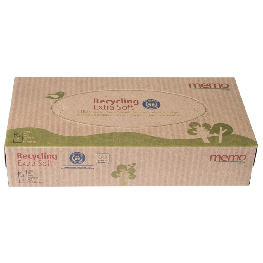 Kosmetiktücher Box, 2-lagig