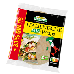 Bio Wraps Weizen, 4 Stück