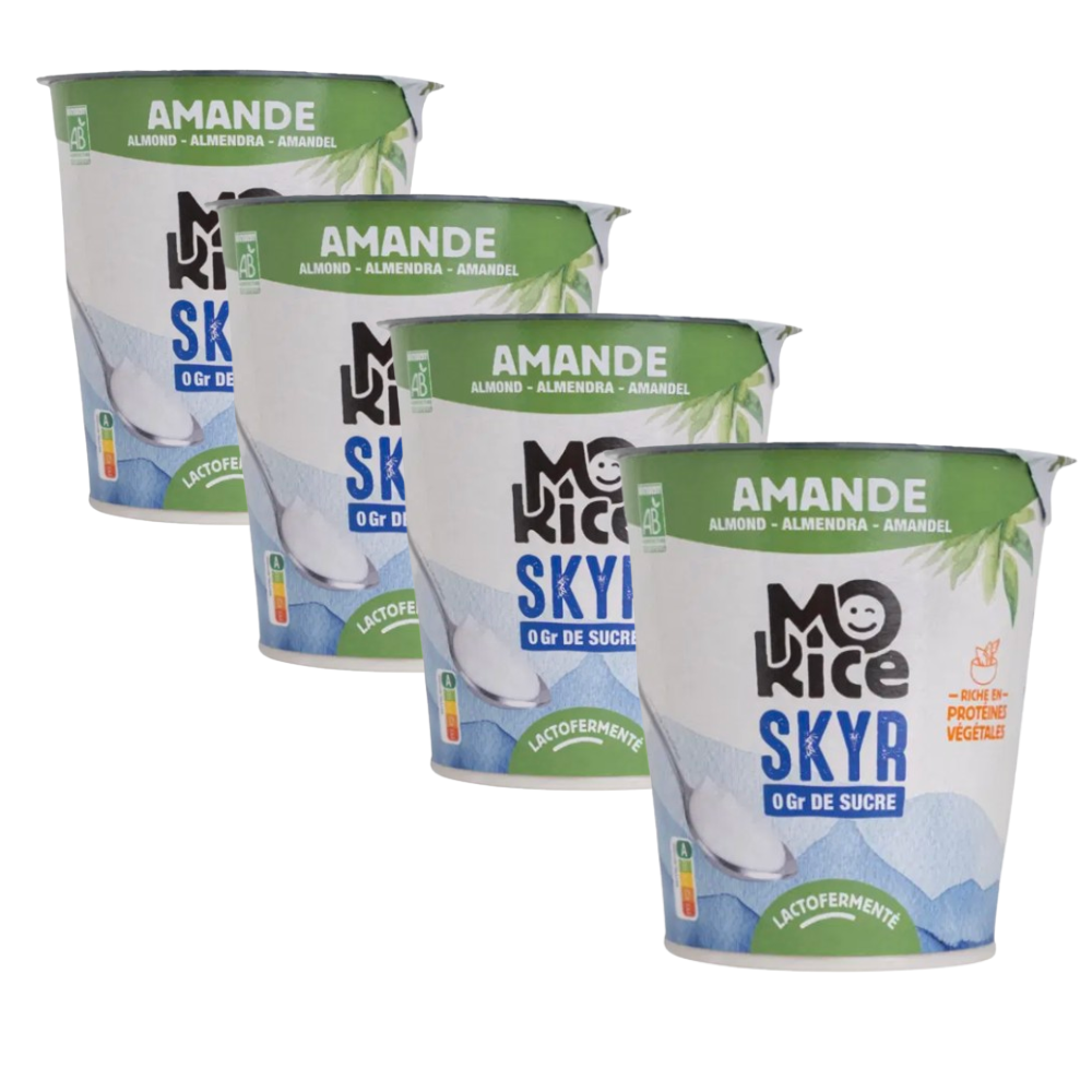 Pack skyr végétal au lait d'amande bio x4