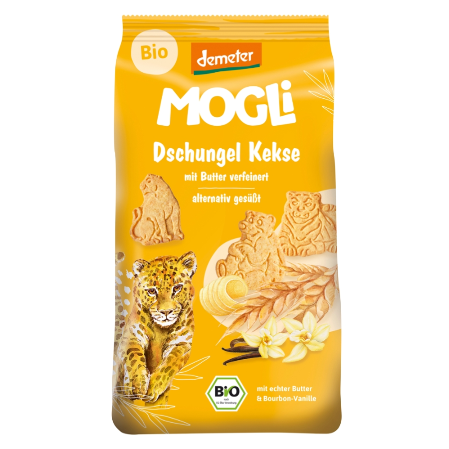 Bio Dschungelkekese mit Butter verfeinert, demeter