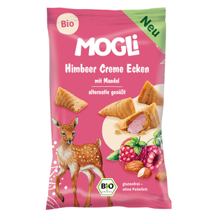 Bio Himbeer Creme Ecken mit Mandel