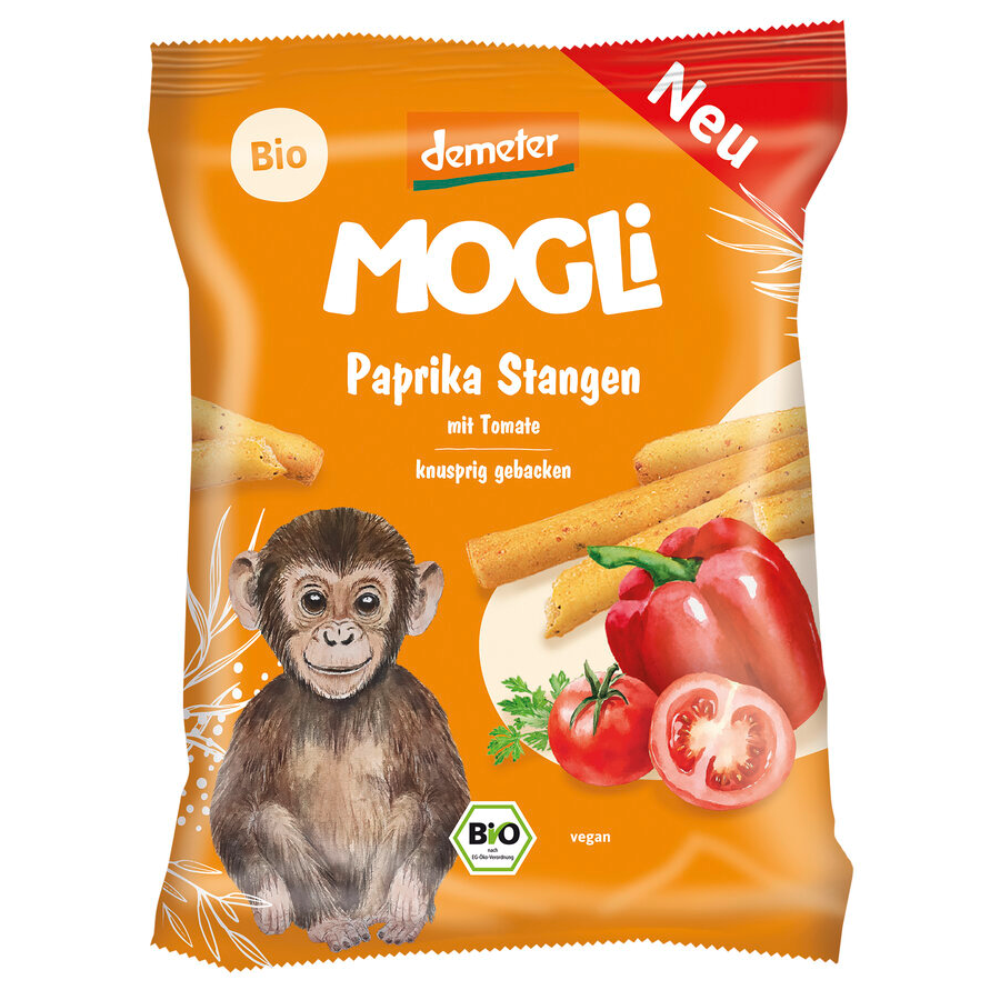 Bio Paprikastangen mit Tomate demeter