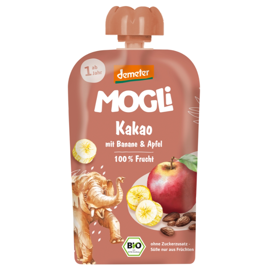 Bio Quetschie Banane-Kakao, ab 1. Jahr, demeter