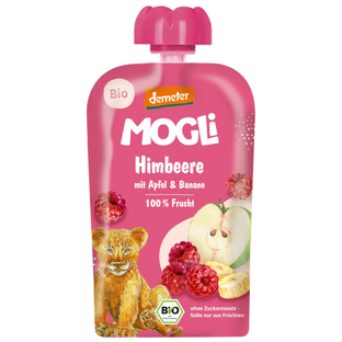 Bio Quetschie Himbeere, Apfel & Banane, demeter