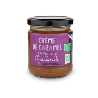 Crème de caramel à la fleur de sel de Guérande bio