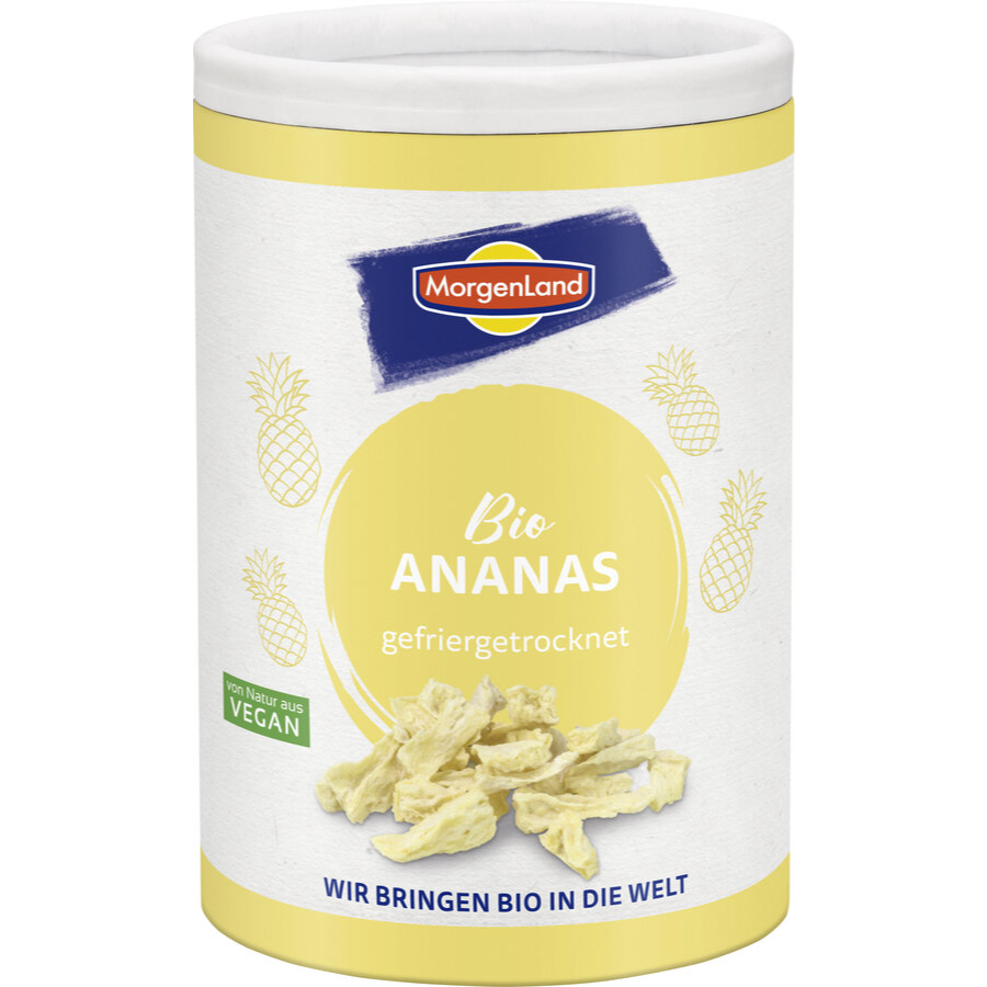 Bio Ananas gefriergetrocknet
