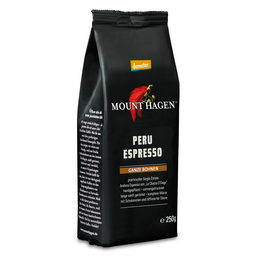 Bio Espresso Peru, ganze Bohne, demeter
