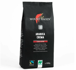 Bio Röstkaffee Crema fairtrade, ganze Bohne