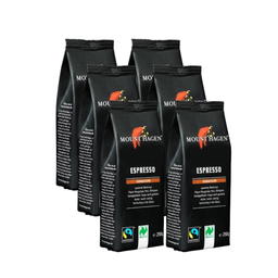 Bio Espresso fairtrade, gemahlen, Karton 6 Stk.