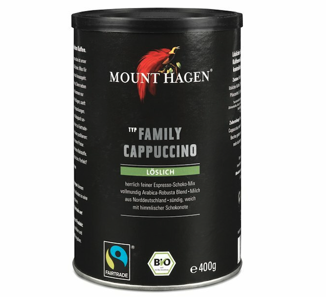 Bio Family Cappuccino mit Schokonote