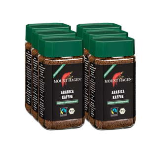 Bio Instantkaffee Arabica entkoffeiniert, Karton 6 Stk.