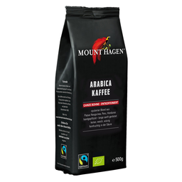 Bio Röstkaffee entkoffeiniert, ganze Bohne