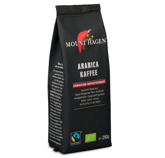 Bio Röstkaffee entkoffeiniert, gemahlen