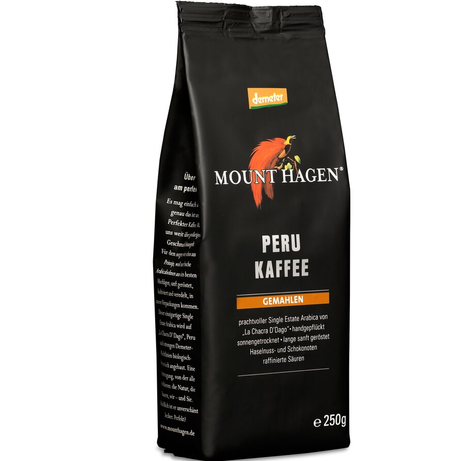 Bio Röstkaffee Peru demeter, gemahlen