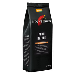 Bio Röstkaffee Peru, ganze Bohne, demeter