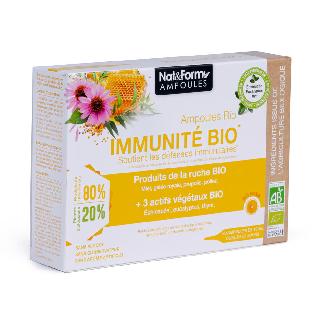 Ampoules immunité bio x 20