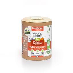 Curcuma et Pipérine Bio x 200