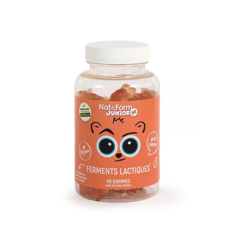 Gommes Junior Ferments Lactiques x 60