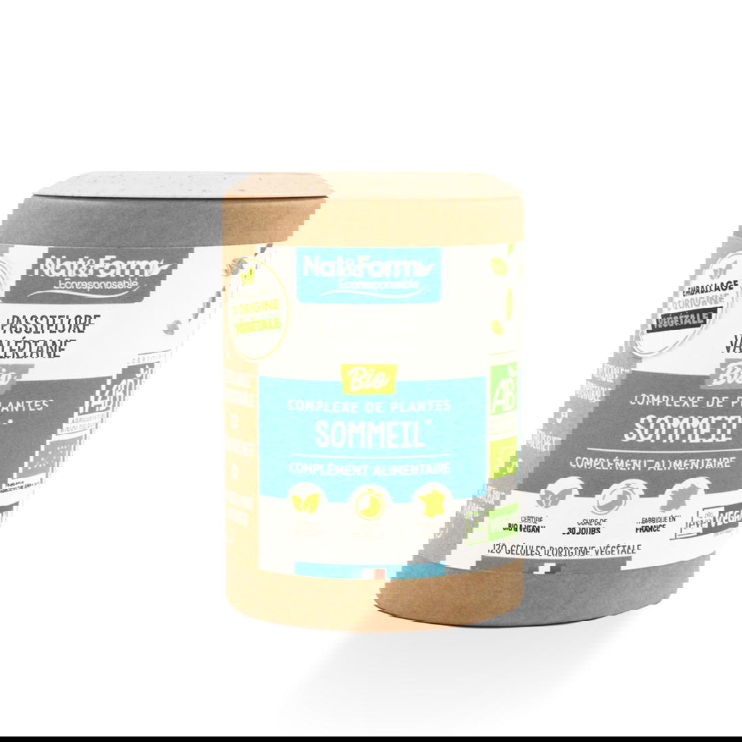 Sommeil Passiflore et Valériane Bio x 120