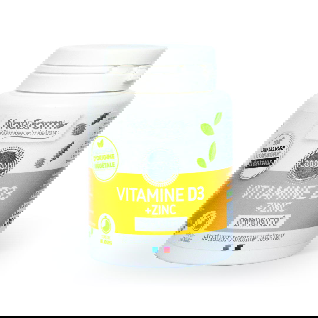 Vitamine D3 + Zinc x 60